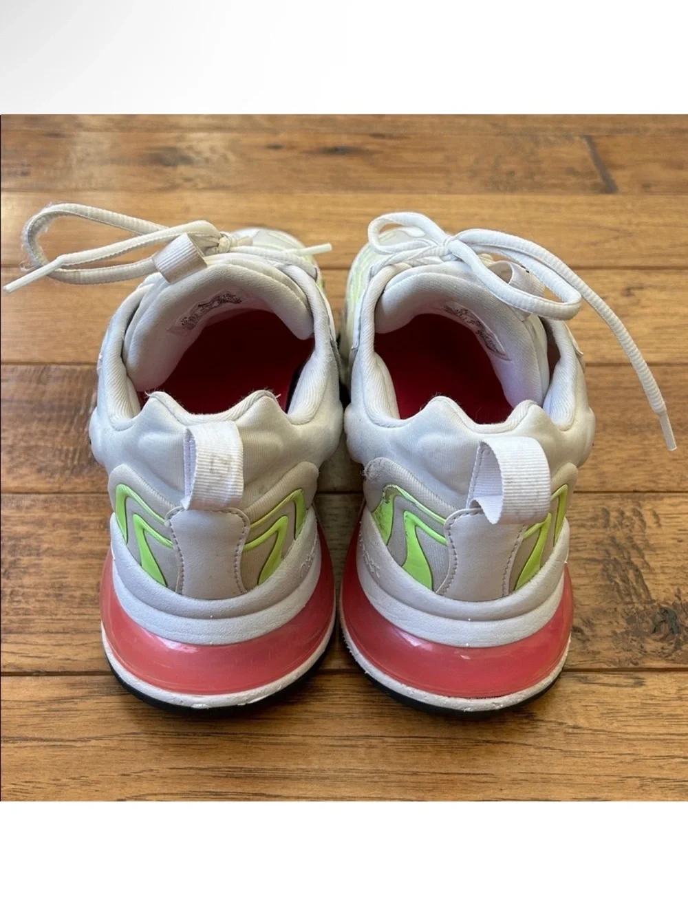 Nike Air Max 270 React ENG Watermelon Running Shoes Sneakers Womens Size 10.5